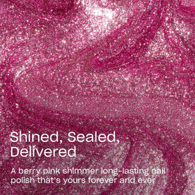 Close-up of OPI Infinite Shine Nail Polish brush