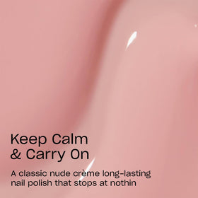 Close-up of OPI Infinite Shine Nail Polish Keep Calm & Carry On shade