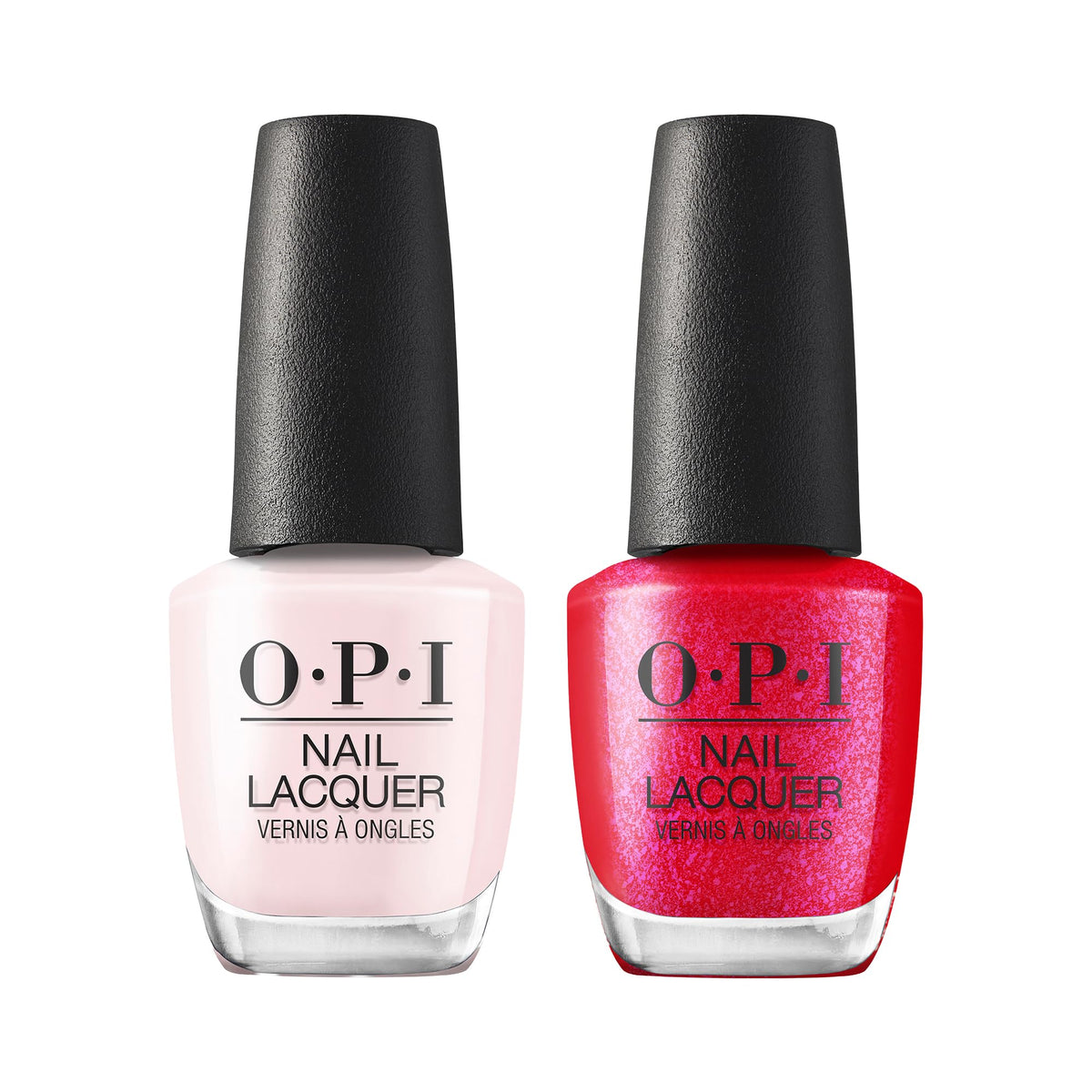 Close-up of OPI’m a Bubble Bunny nail polish bottle