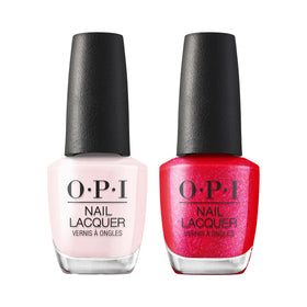 Close-up of OPI’m a Bubble Bunny nail polish bottle