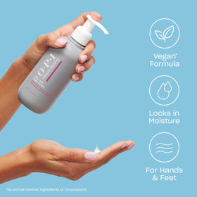 Close-up of OPI Moisture Mission Hand & Foot Cream texture