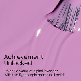 Close-up of OPI Nail Lacquer Achievement brush
