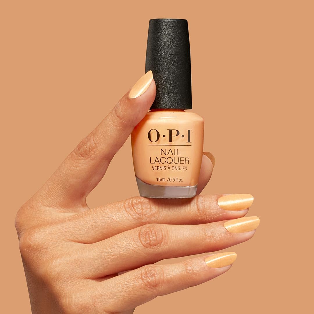 Close-up of OPI Nail Lacquer brush