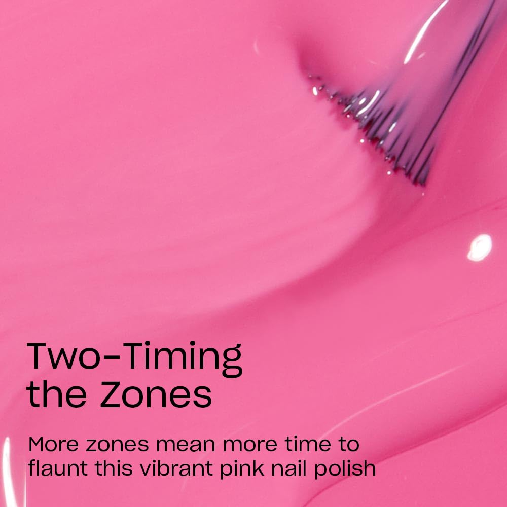Close-up of OPI Nail Lacquer brush for smooth application