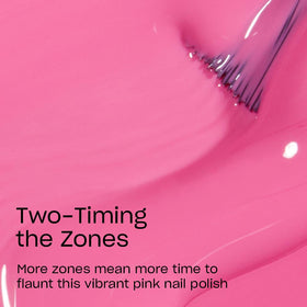 Close-up of OPI Nail Lacquer brush for smooth application