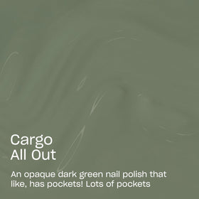 Close-up of OPI Nail Lacquer Cargo All Out brush