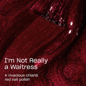 Close-up of OPI Nail Lacquer I'm Not Really a Waitress brush