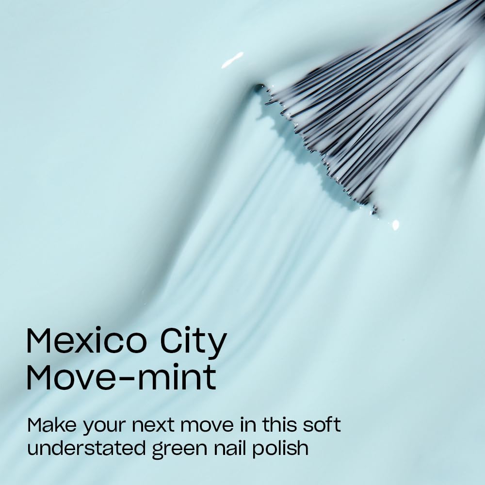 Close-up of OPI Nail Lacquer Mexico City Move-mint bottle