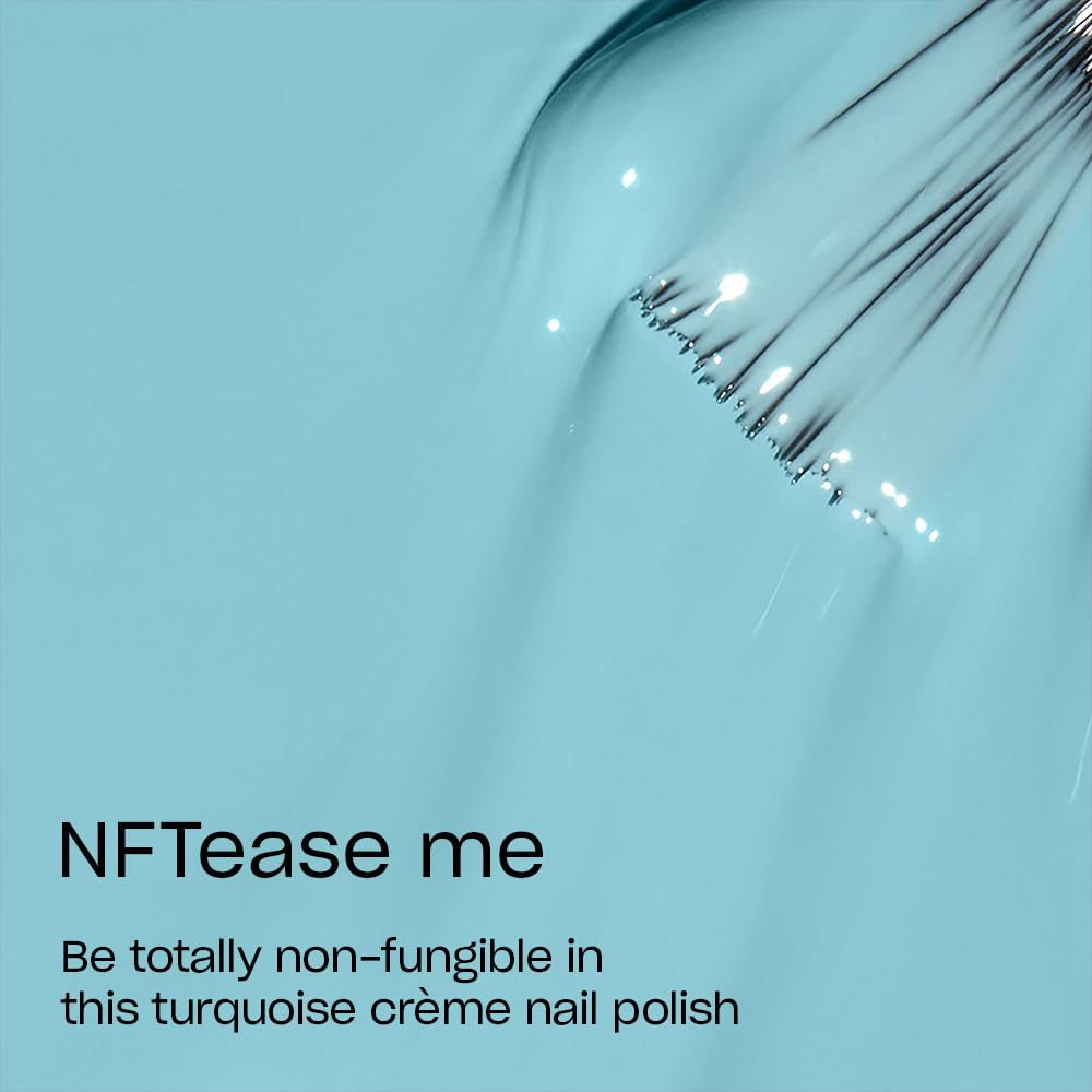 Close-up of OPI Nail Lacquer NFTease Me brush
