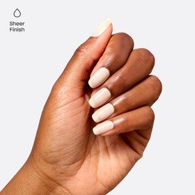 Close-up of OPI Nail Lacquer Throw Me a Wink brush