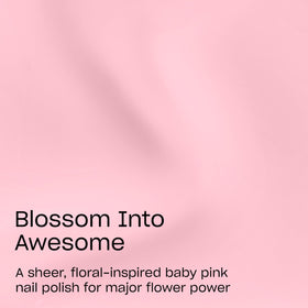 Close-up of OPI Nature Strong Blossom Into Awesome nail polish brush