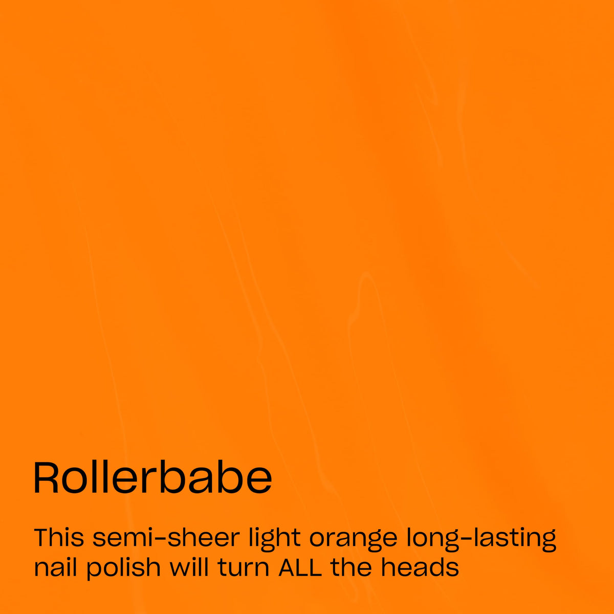 Close-up of OPI Rollerbabe Nail Polish bottle