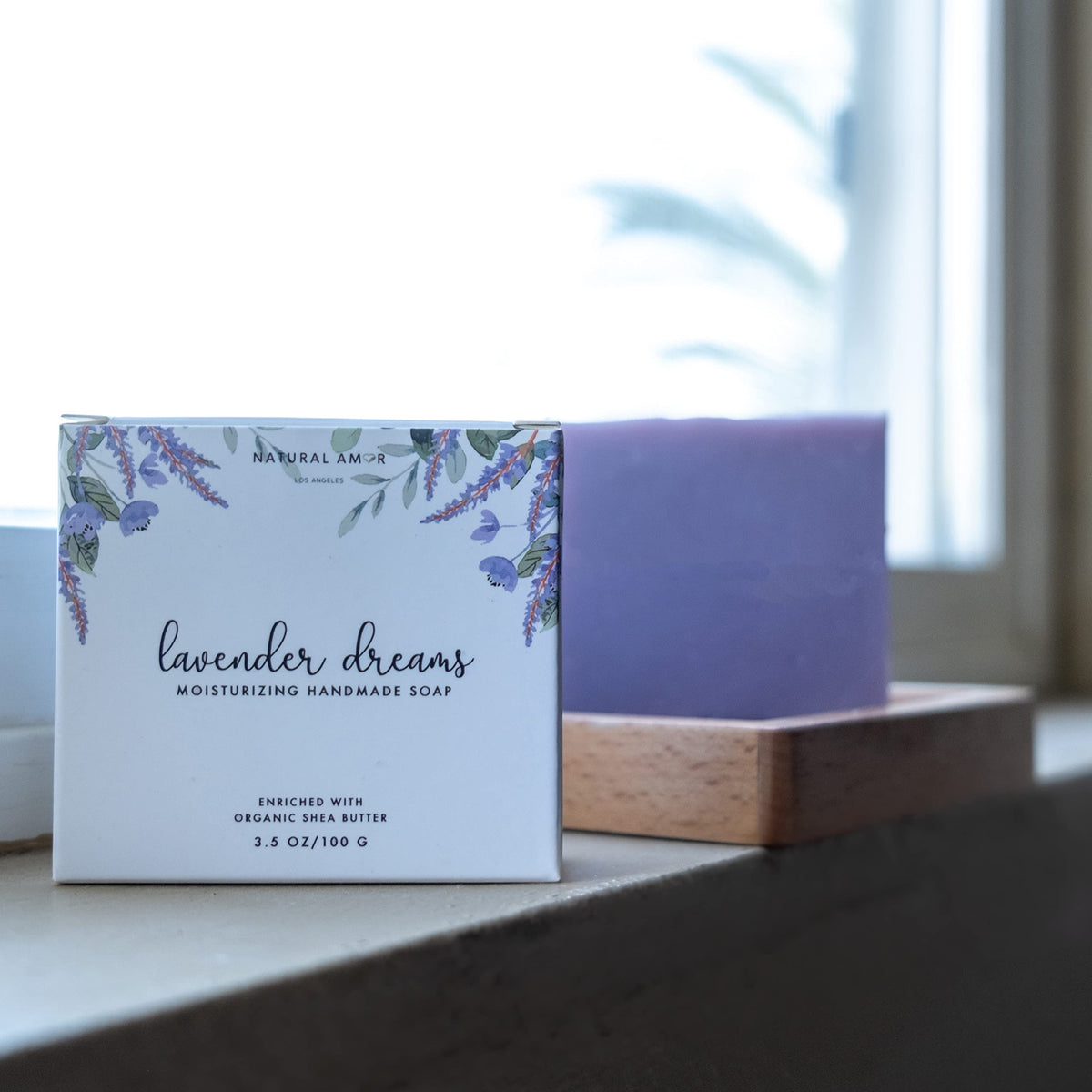 Close-up of organic shea butter in the gift set