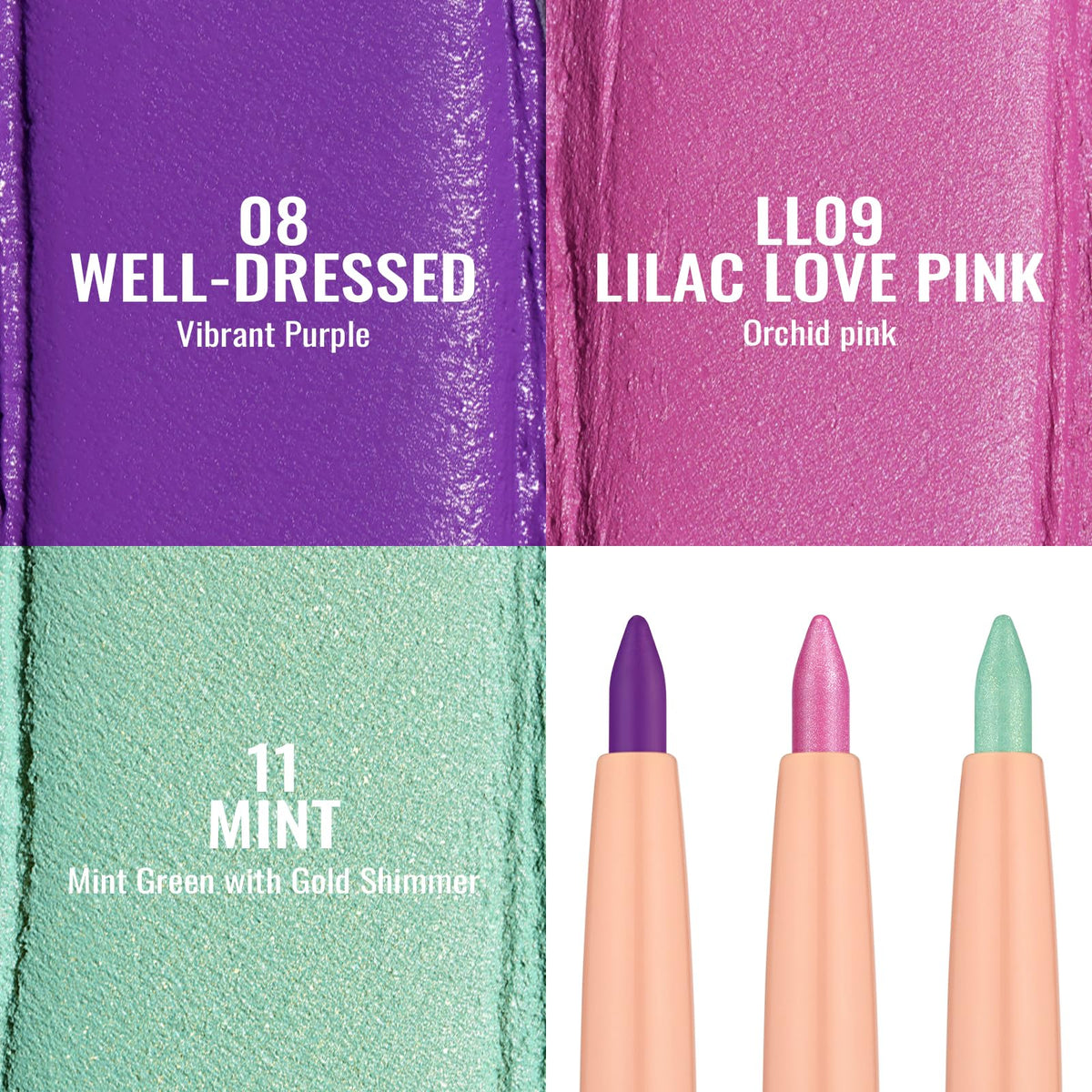 Close-up of Oulac lip liner pencil showing retractable tip