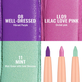 Close-up of Oulac lip liner pencil showing retractable tip