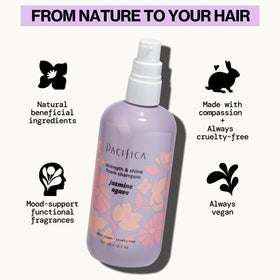 Close-up of Pacifica Jasmine Agave Foaming Shampoo texture