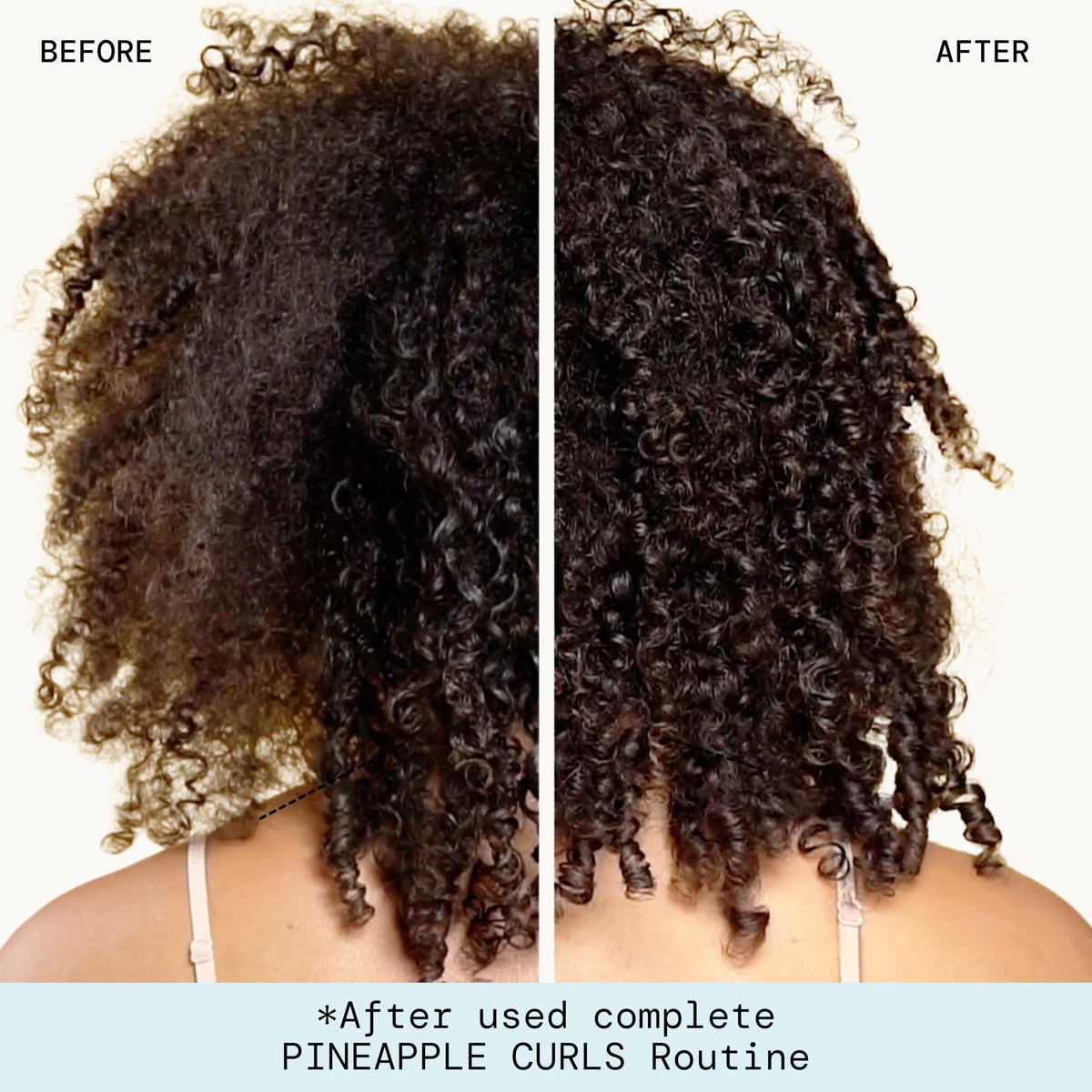 Close-up of Pacifica Pineapple Curls Conditioner texture