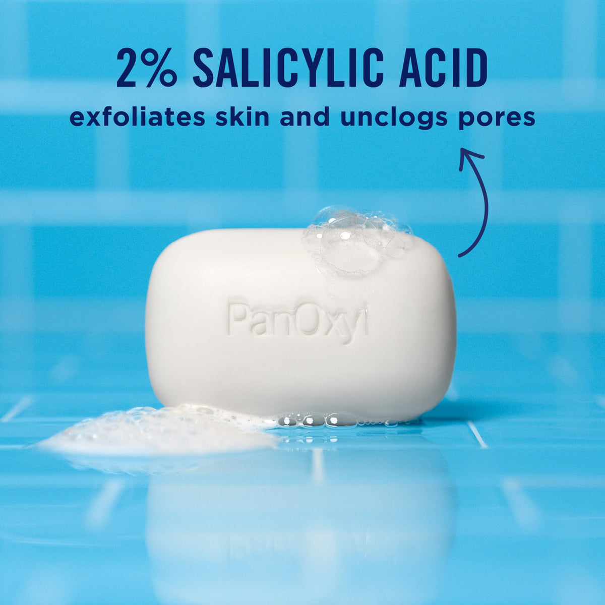 Close-up of PanOxyl Acne Cleansing Bar texture