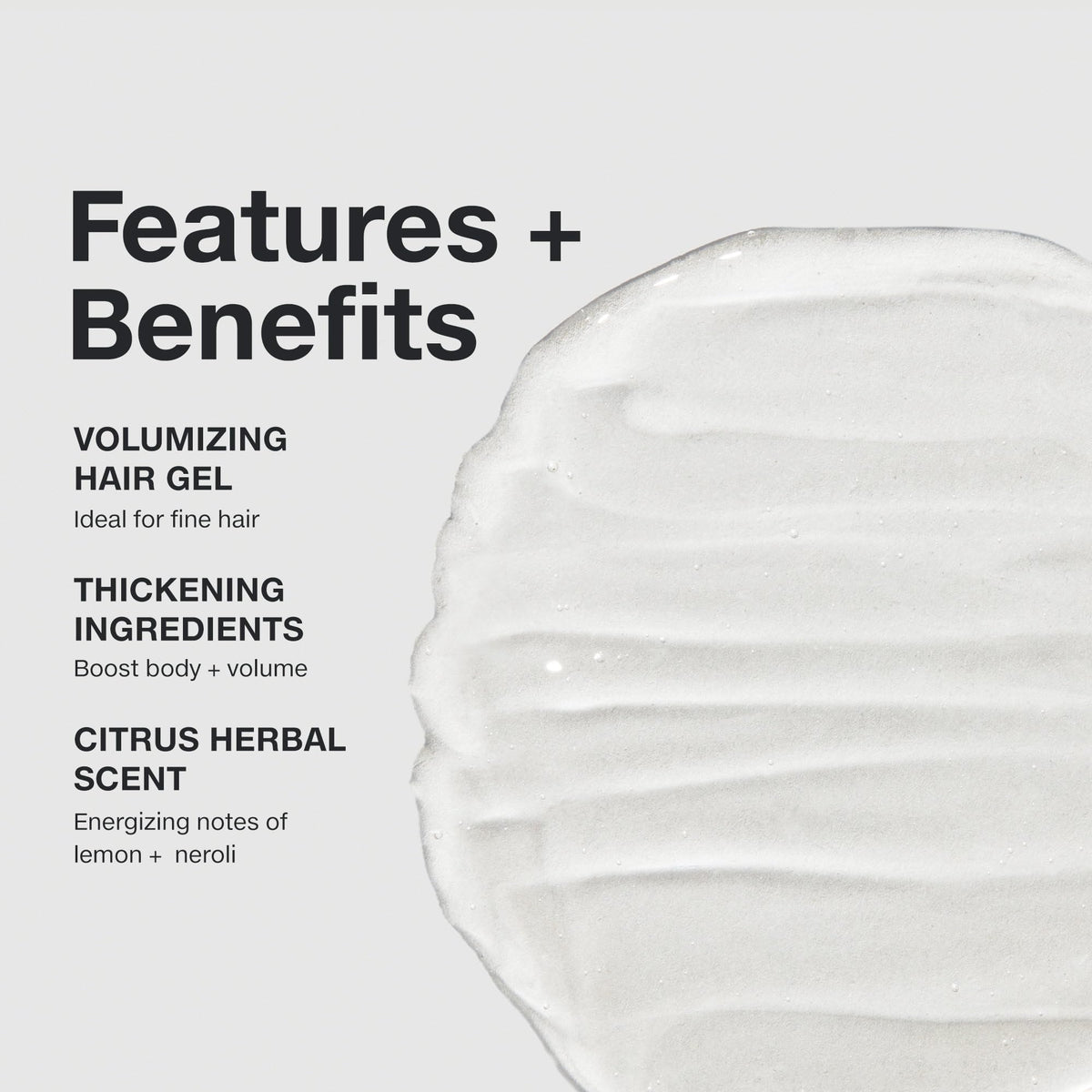 Close-up of Paul Mitchell Extra-Body Sculpting Gel texture