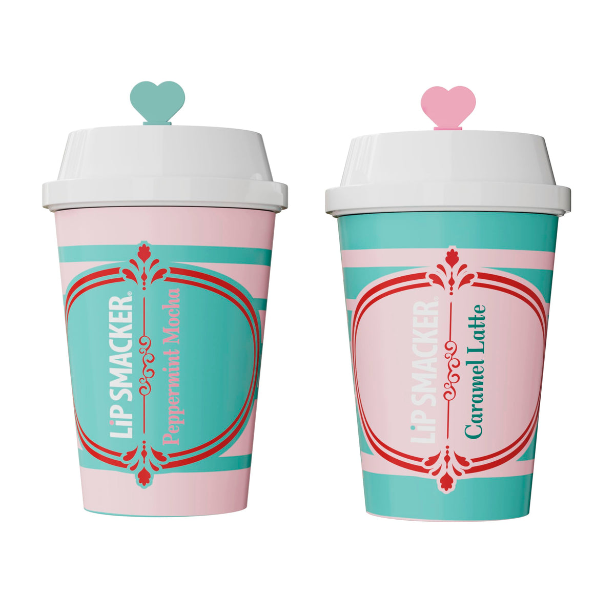 Close-up of Peppermint Mocha Lip Smacker balm in frappe cup