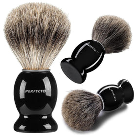 Close-up of Perfecto Synthetic Shaving Brush bristles