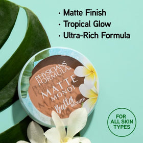 Close-up of Physicians Formula Matte Monoi Butter Bronzer showing texture