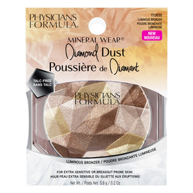Close-up of Physicians Formula Mineral Wear Diamond Dust Luminous Bronzer texture
