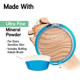 Close-up of Physicians Formula Mineral Wear Talc-Free Airbrushing Powder texture