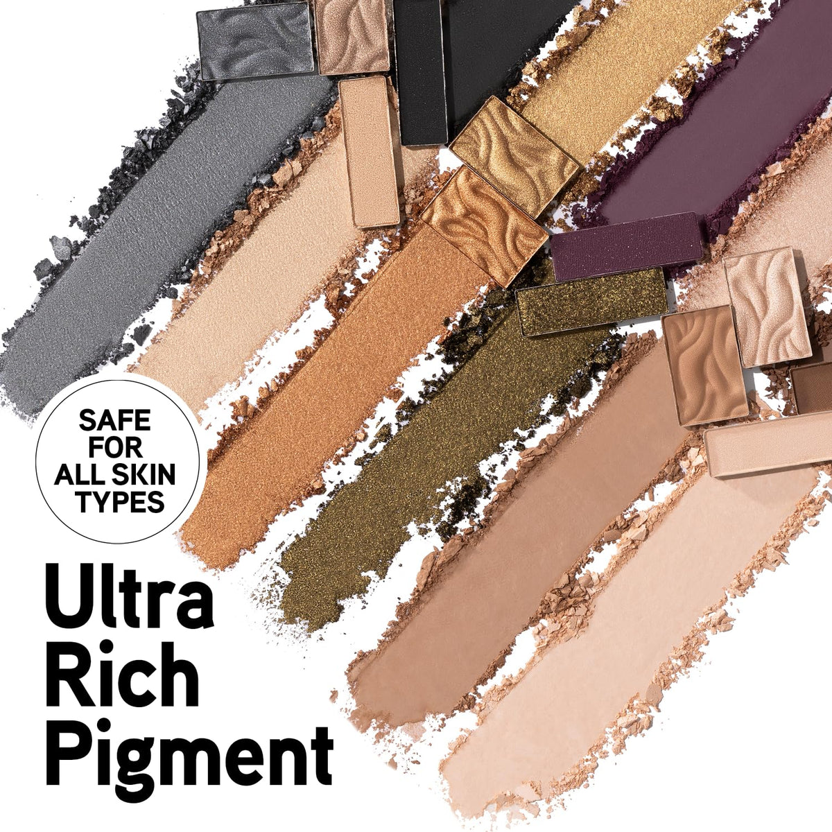 Close-up of Physicians Formula Murumuru Butter Eyeshadow Palette showing creamy texture