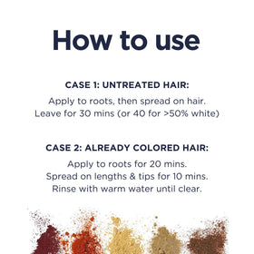 Close-up of PHYTO Phytocolor 3 Dark Brown hair dye texture