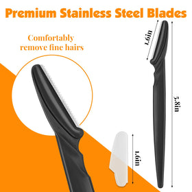 Close-up of Phyyixs eyebrow razor with safety guard