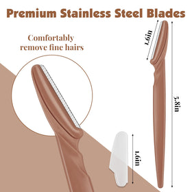 Close-up of Phyyixs eyebrow razor with safety guard