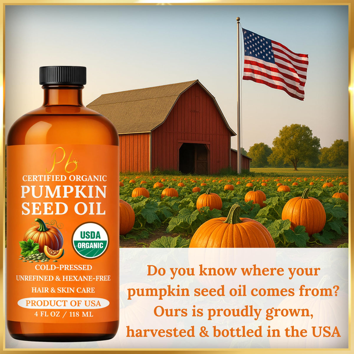 Close-up of Pomberries Pumpkin Seed Oil texture