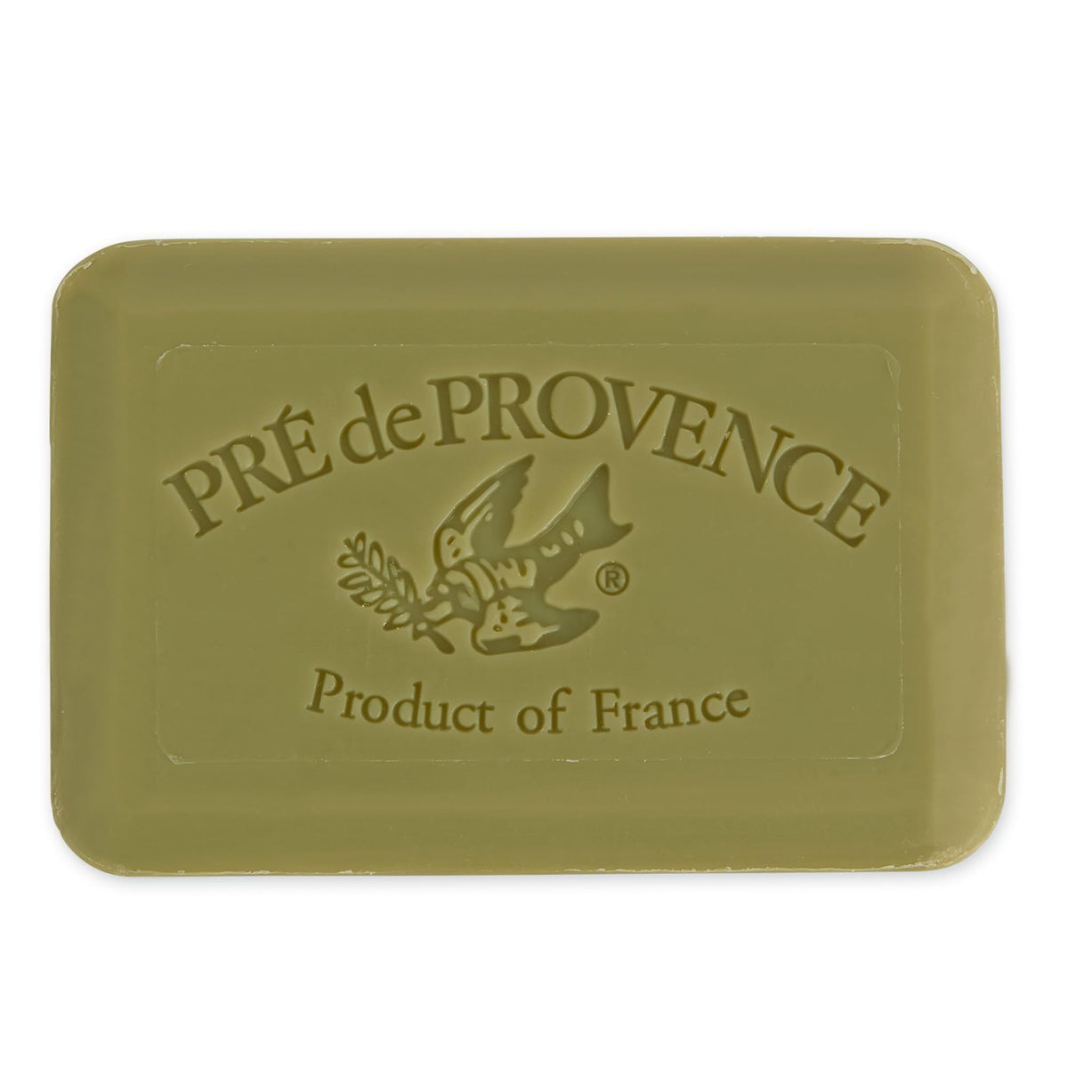 Close-up of Pre de Provence Green Tea Soap texture
