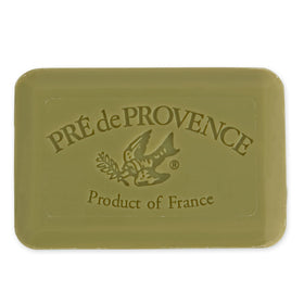 Close-up of Pre de Provence Green Tea Soap texture