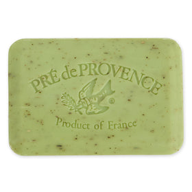 Close-up of Pre de Provence Lime Zest Soap texture