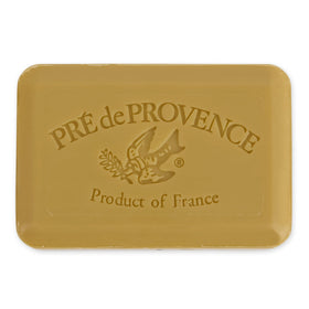 Close-up of Pre de Provence soap bar texture