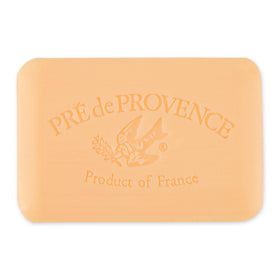 Close-up of Pre de Provence soap bar texture