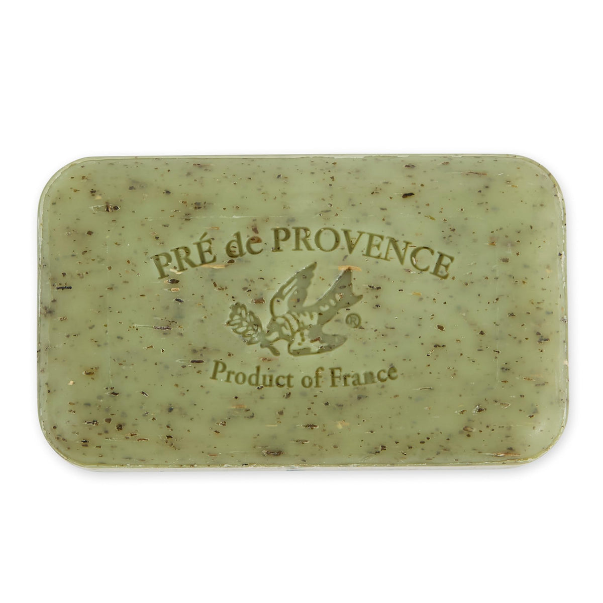 Close-up of Pre de Provence soap bar texture