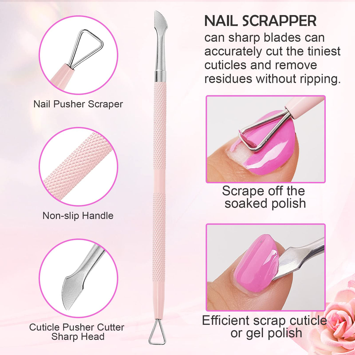 Close-up of precision cuticle nipper