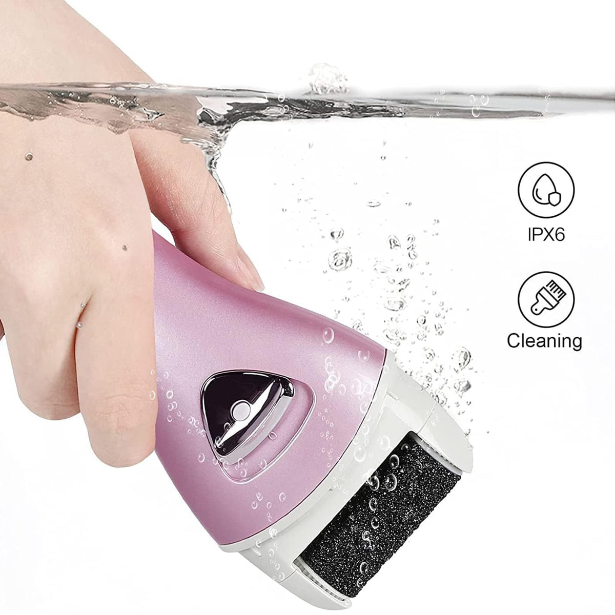 Close-up of PRITECH Electric Foot Callus Remover roller