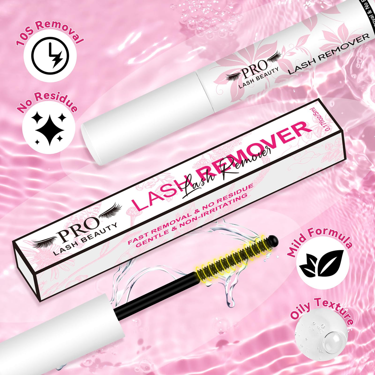 Close-up of PRO LASHBEAUTY lash glue applicator tip