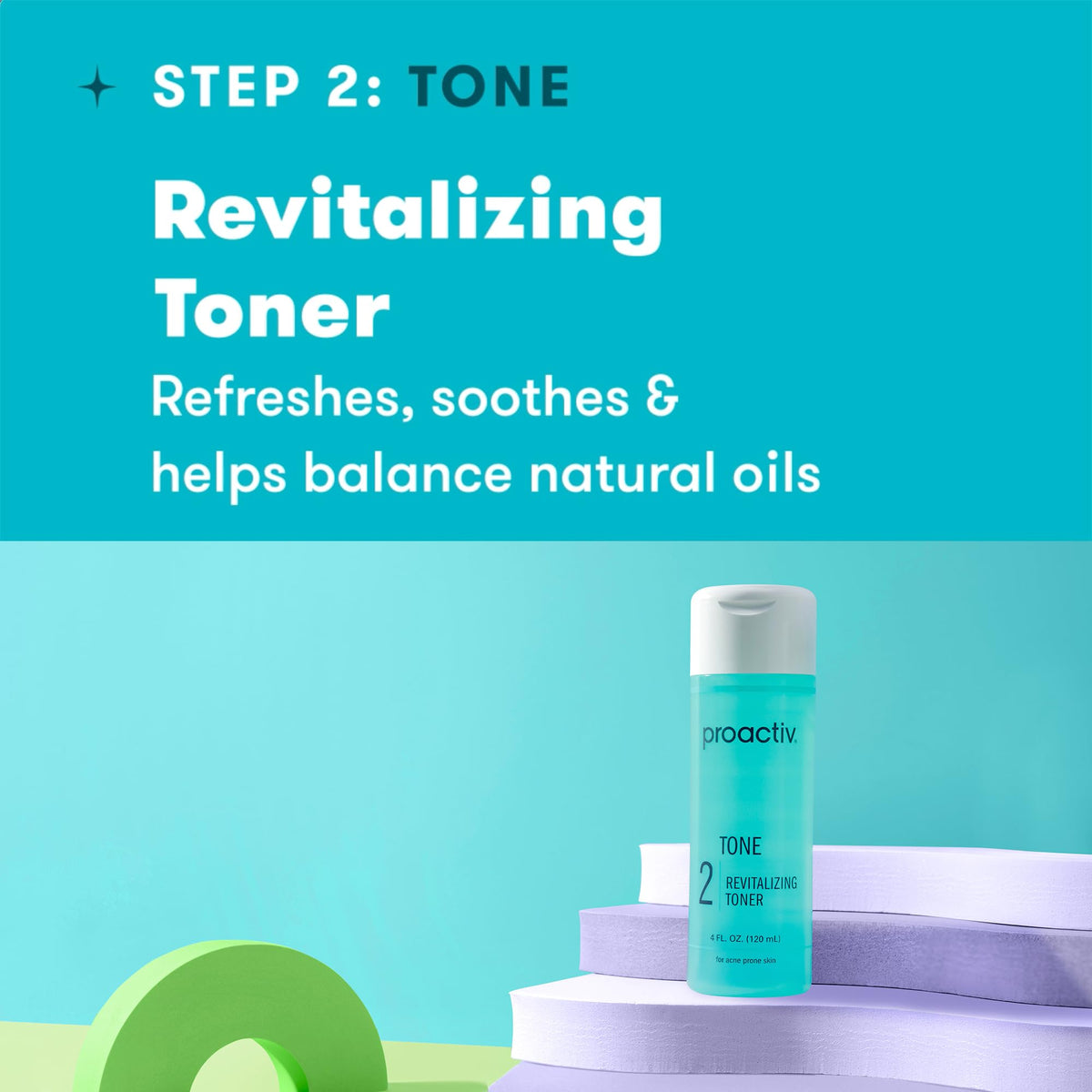 Close-up of Proactiv Repairing application on skin