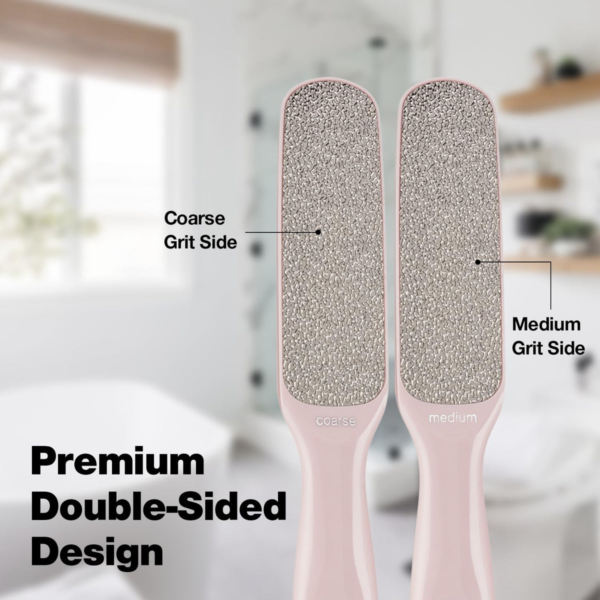 Close-up of Probelle Double Sided Nickel Foot File showing handle