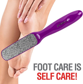 Close-up of Probelle foot file handle for easy grip