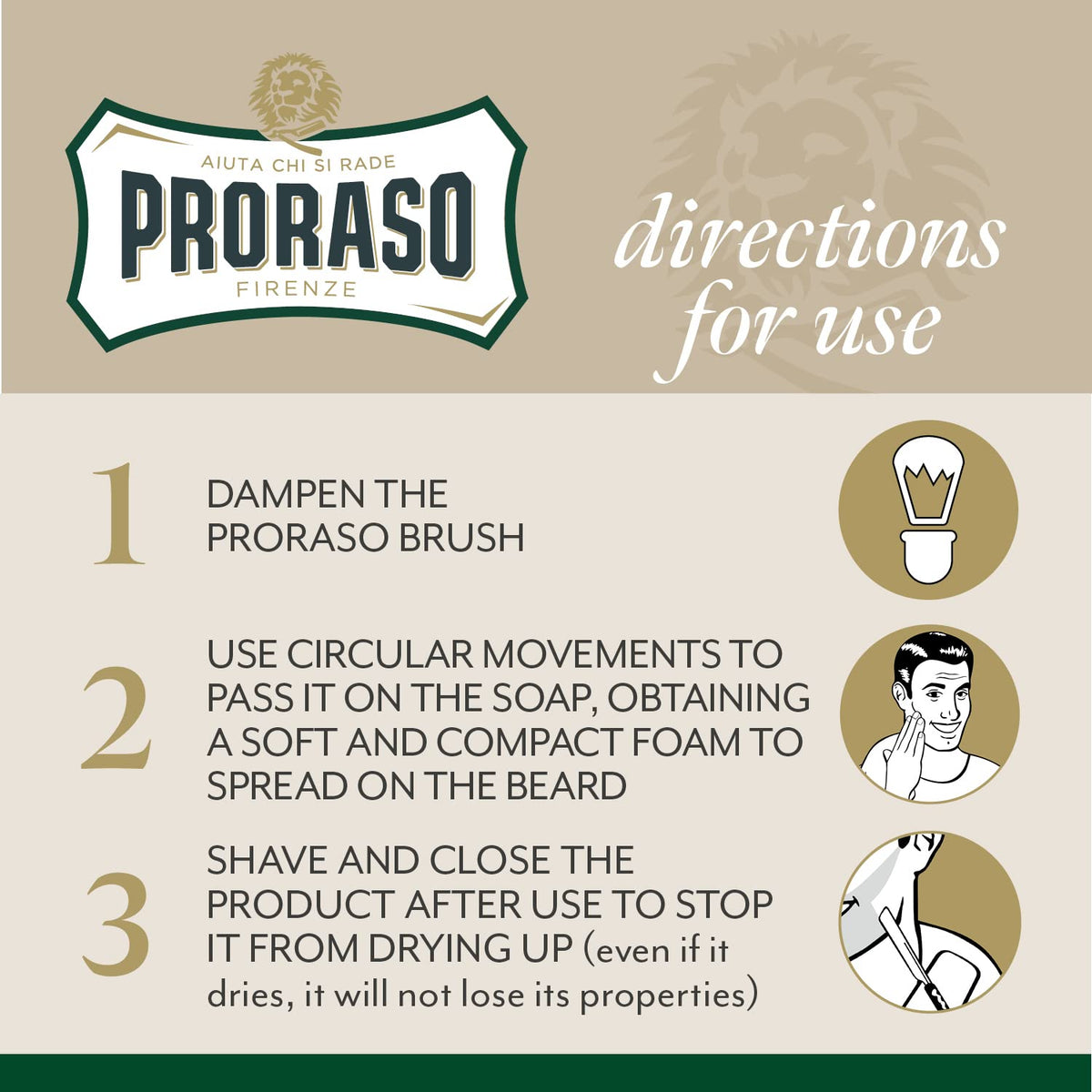 Close-up of Proraso Shaving Soap texture