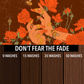 Close-up of Pulp Riot Careless Warm Brown hair color swatch