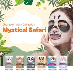Close-up of Puppy design face mask from Epielle