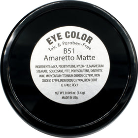 Close-up of Pure Ziva Amaretto Eyeshadow pan