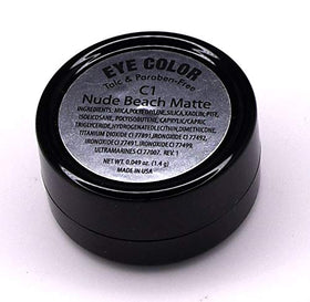 Close-up of Pure Ziva Nude Beach Sandy Matte Eyeshadow pan